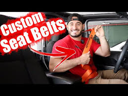 How To Install Custom Seat Belts Easy