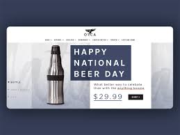 National Beer Day Banner Orca Coolers By Hannah Lopez On