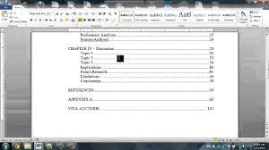 Students should know the standard formatting in apa. Dissertation Help How To Format Your Table Of Contents Youtube