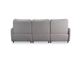 homer motorised fabric recliner sofa