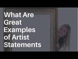 artist statement exles a look at