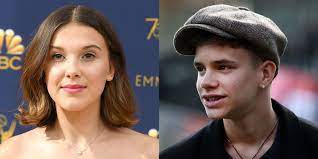 The video is grainy black and white footage of the stranger things star appearing close to the camera while sartorius, 15. All About Romeo Beckham Millie Bobby Brown S Rumored New Boyfriend