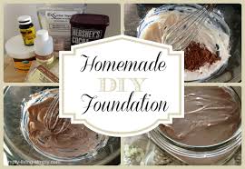 homemade diy foundation