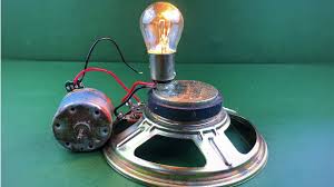 energy generator with speaker magnet