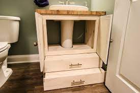 how to build a vanity for a pedestal sink