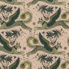 Emma J Shipley Lynx Linen Fabric