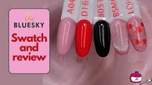 bluesky gel polish review and swatch