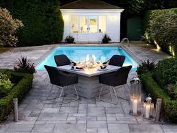 Firepit Dining Table