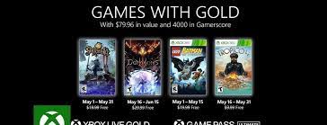 Sólo tienes que descargar, quemar y jugar!! Juegos De Xbox Gold Gratis Para Xbox One Y 360 De Mayo 2021