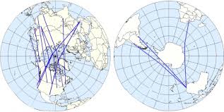 Countless flights from china to usa cross the continents at all times every day. Polar Routes Flights That Go Over Earth S Poles