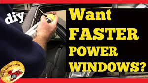 HOW TO Make Your Power Windows Move UP & Down Faster...U WON'T BELIEVE YOUR  EYES - YouTube