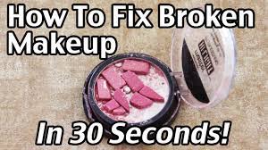 how to fix broken makeup in 30 seconds