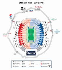 Hard Rock Stadium Interactive Seating Chart Broncos Stadium