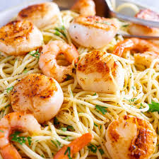 shrimp and scallop pasta sprinkles