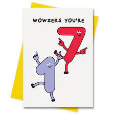 funny 17th birthday card wowzers you re