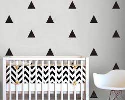 One Set Of Triangle Pattern Wall Decals