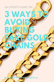 If you have a relatively strong magnet (something stronger than a fridge magnet), you can easily test if your gold is real by placing the magnet near the piece and seeing if it is attracted to the magnet. 3 Ways To Avoid Buying Fake Gold Chains Real Gold Chains Gold Chains Fake Jewelry