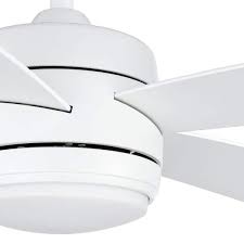 Integrated Led Matte White Ceiling Fan