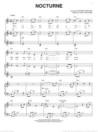 nocturne sheet for voice piano