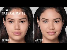 how to natural matte makeup tutorial