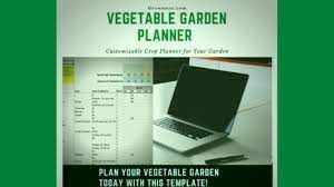 Vegetable Garden Planner Template