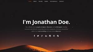 21 Professional Html Css Resume Templates For Free