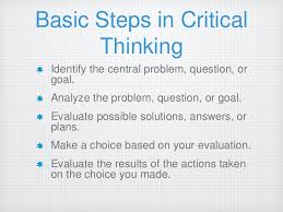 Critical thinking presentation for students