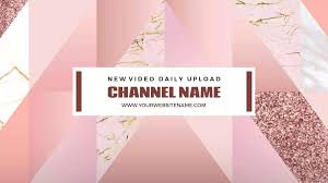 These are some of the good youtube channel names to inspire your ideas: Aesthetic Channel Banner Template