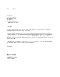 Image Gallery of Shining Ideas Sample Cover Letter    Referral Letters 