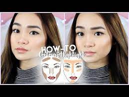 how to contour highlight asian dewy