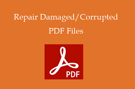 corrupted pdf files