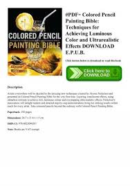 Pdf Colored Pencil Painting