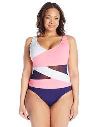 Www Amazon Com Anne Cole Plus Size Asymmetric Swimsuit Dp