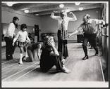 Bernadette Peters [seated center] Alan Schneider [at right] and ...
