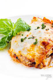 eggplant lasagna wholesome yum