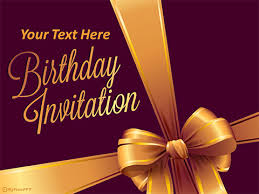 Free Birthday Invitation Powerpoint Template Download Free