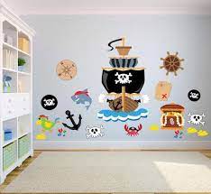 pirate kids bedroom wall stickers kids