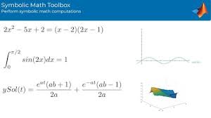 Symbolic Math Toolbox Matlab