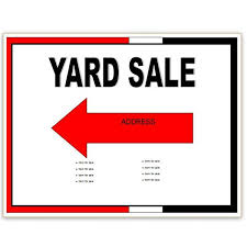 Yard Sale Flyer Template Free