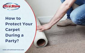 protect your carpet during a party