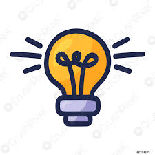 Light Bulb Cartoon Doodle Electric Light, Energy Concept Hand Drawn, Stock  Vector | Crushpixel
