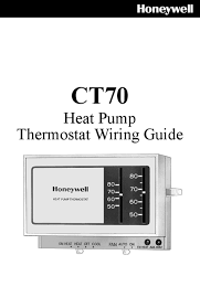 Wiring diagrams will plus complement panel schedules for circuit. Honeywell Ct70 Wiring Manual Pdf Download Manualslib