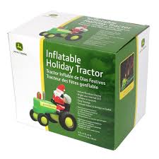 john deere 6 foot inflatable holiday