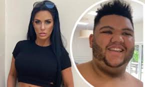 The former glamour model broke both her feet katie price: Katie Price Vows To Reduces Harvey S Weight After Health Scare Daily Mail Online