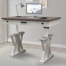 Each custom desk is built to order in as little as 3 days. Latitude Run Kelsie Mae Height Adjustable Standing Desk Converter Reviews Wayfair