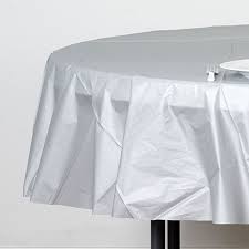 Perfect for big parties or large numbers of guests, with little clean up required. 84 Inch Round Disposable Plastic Table Cover Tablecloth Affordable Cheap Picnic Ebay