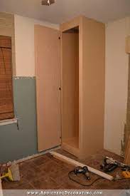 diy cabinet style bedside closets