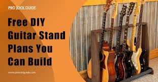 Diy Guitar Stand Plans You Can Build