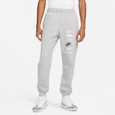 nike sportswear logo fleece pants