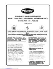Hatco Powermite Pmg 200 Manuals